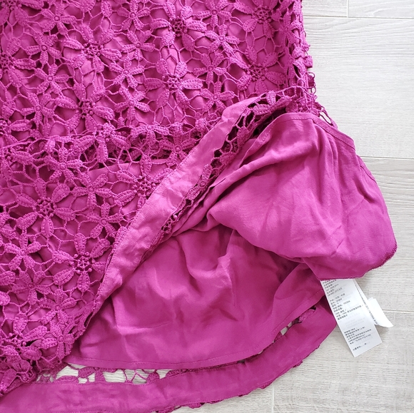 NWT HOLLISTER Crochet Lace Dress Size 5 - Picture 4 of 8
